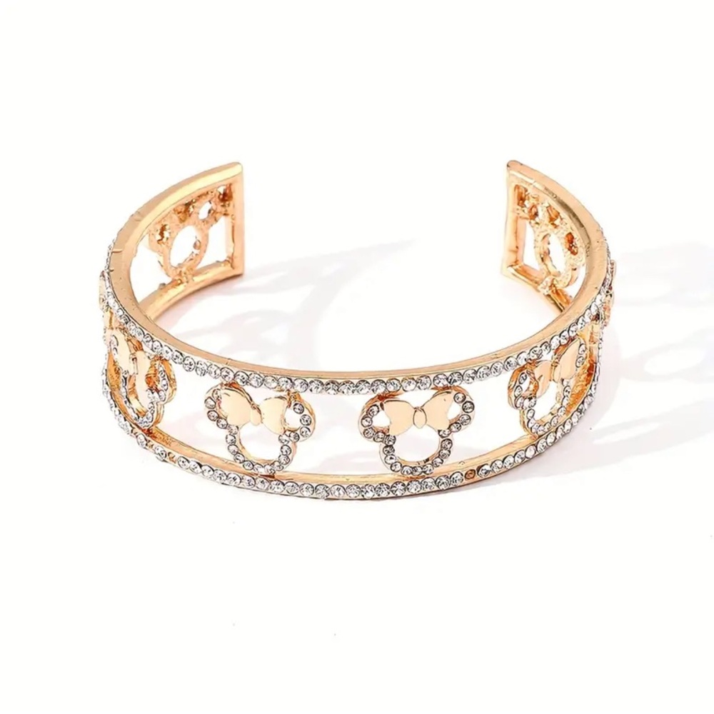 Minnie Mouse Bracelet, Minnie Mouse Cuff